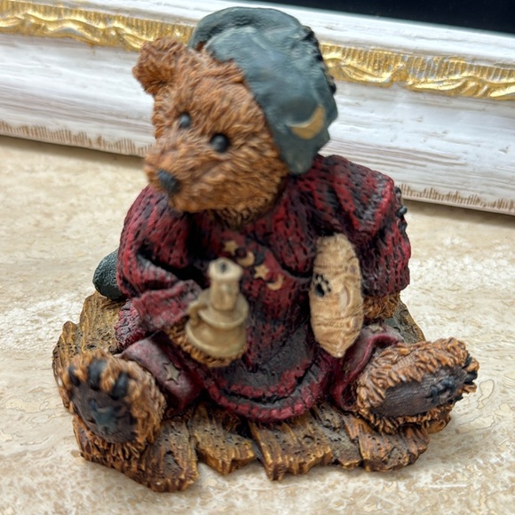 Boyds Bears Friends Figurine 1993 NEVILLE The Bedtime Bear #2002 Vintage - Picture 5 of 9